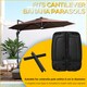 image 3 of Outsunny Parasol Base, Water and Sand Filled, Up to 75kg, Portable Umbrella Stand Weights for Cantilever Banana Parasol with Wheels, Black
