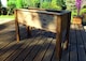 image 9 of Hand Made Rustic Wooden Large Raised Garden Trough / Flower Bed Planter | Brown | Brown