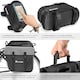 image 7 of Set bicycle bag Georg and frame bag, water-repellent | Black | black | 1.9 L | 1