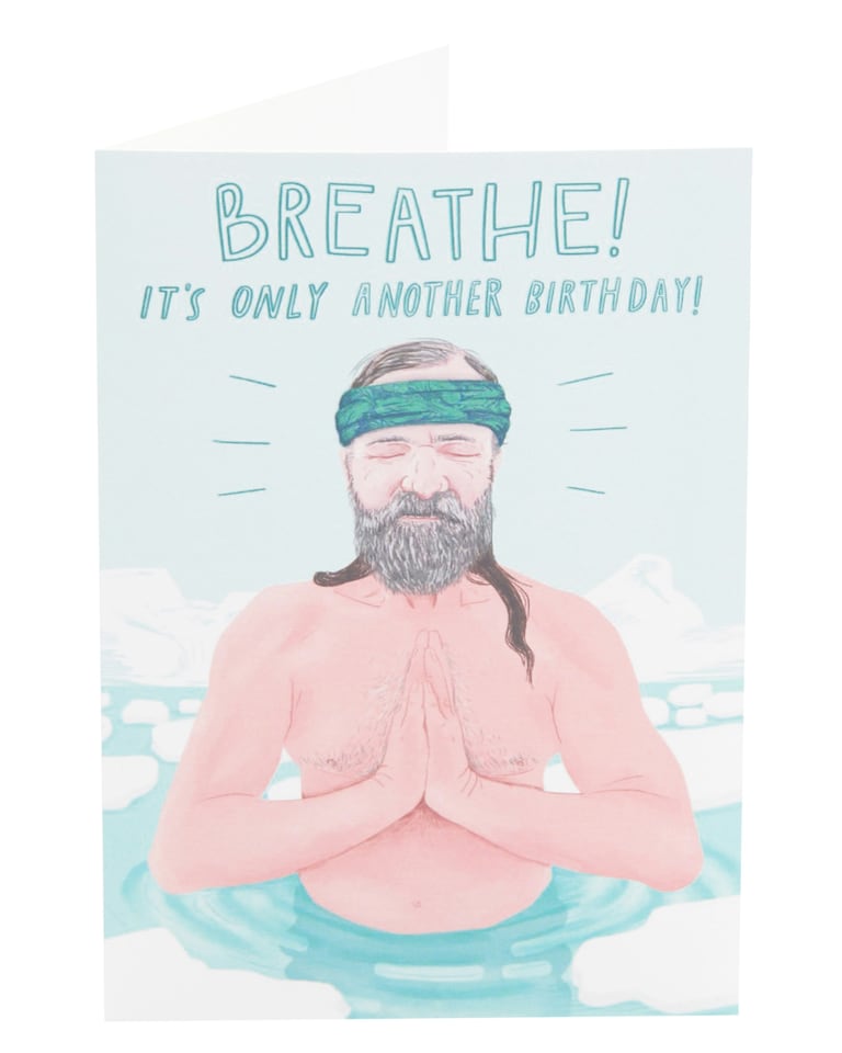 image 1 of Humour Birthday Card - Wim Hof