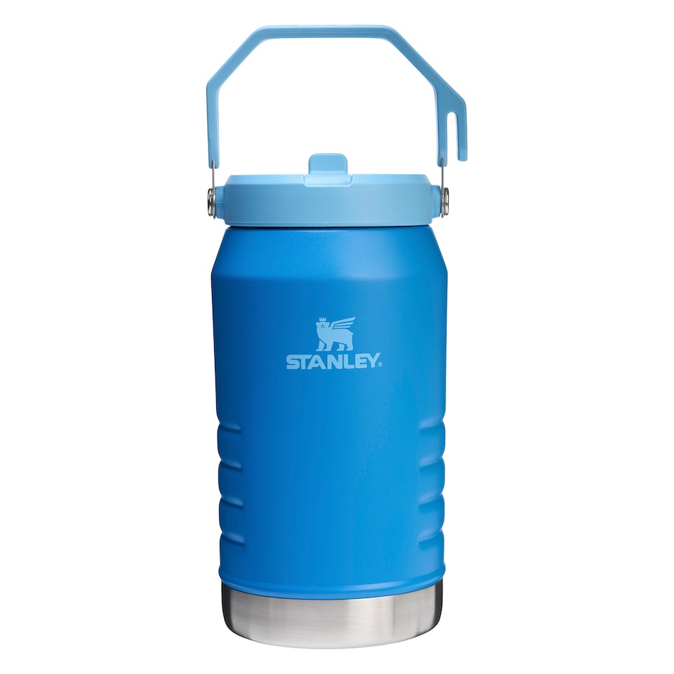 image 1 of IceFlow Flip Straw 2.0 Jug 1.9L Water Bottle | Blue | Blue | Not provided