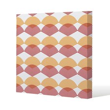 Geometric Sea Shells (Canvas Print) 46 x 46 x 4cm