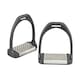 image 1 of Shires Metal Horse Stirrups - Black - 4.75in