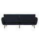 image 3 of Brittany Sofa Bed in Linen Navy Blue | Blue | NAVY | Not provided