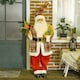 image 2 of HOMCOM 133cm Animated Santa Claus w/ Sound Activated Festive Music for Party