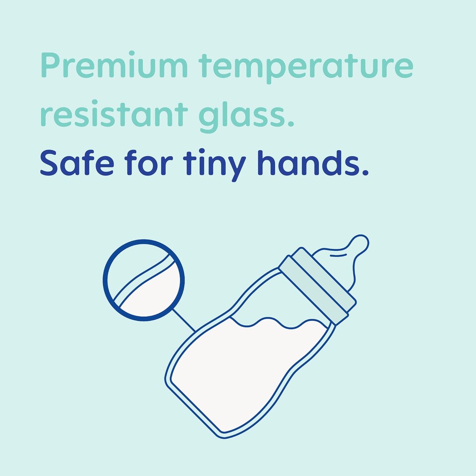 image 1 of MAM Glass Anti-Colic Baby Bottle and Soother Starter Set Suitable From Birth | Multi | Not provided