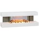 image 1 of HOMCOM 2000W Wall Mounted Electric Fireplace, Freestanding, 2000W, White