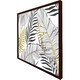 image 3 of Gold & black leaves (Picture Frame) Grey | S