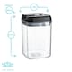 image 3 of Argon Tableware Flip Lock Plastic Food Storage Containers - 800ml - White - Pack of 3