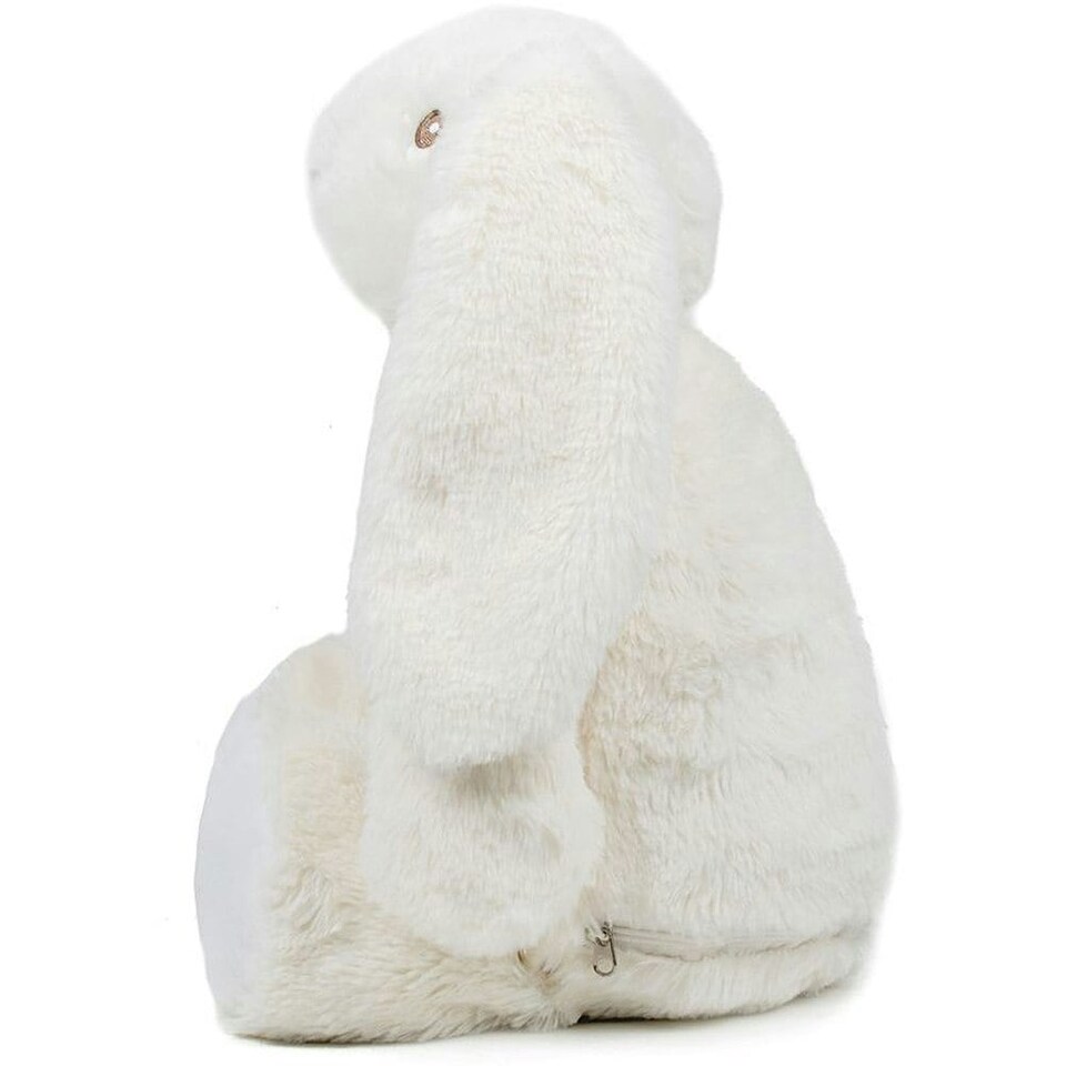 image 1 of Mumbles Childrens/Kids Zippie Bunny Soft Plush Toy - Cream - One Size
