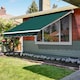 image 2 of Outsunny Garden Sun Shade Canopy Retractable Awning, 3.5 x 2.5m, Dark Green | Green | 1