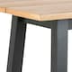 image 5 of Chara Bar Table in Black & Oak