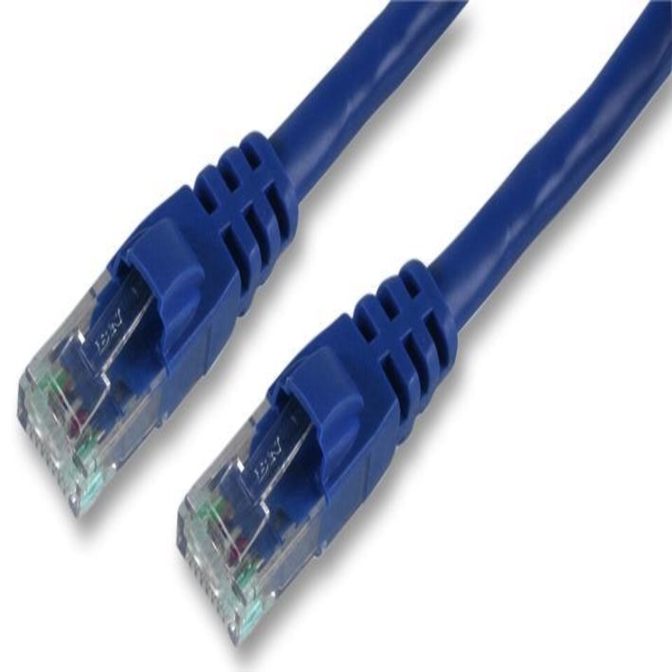 TUK - Cat6 RJ45 Male to Male Ethernet Patch Lead, 0.5m Blue