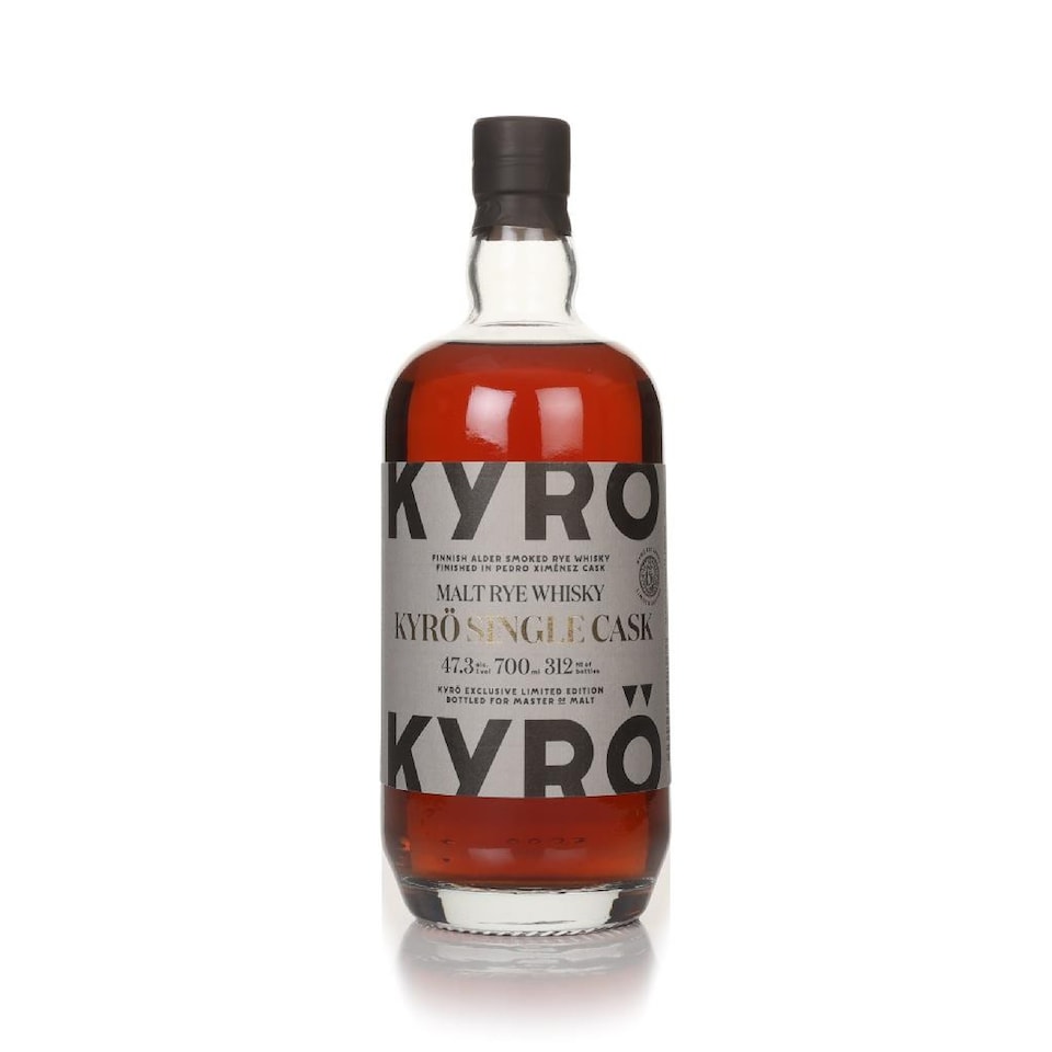 image 1 of Kyro Single Cask Smoked Rye Finished in PX Cask Master of Malt Exclusive