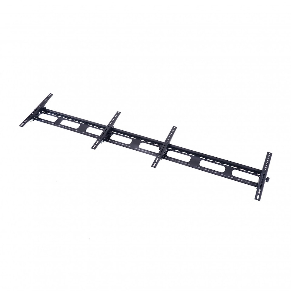 image 1 of 32"-65" Tilt Double TV Wall Bracket Mount - 100kg Capacity - VESA 600x400mm | Black | 1