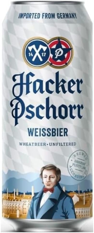 image 1 of Hacker Pschorr Weissbier 24 x 500ml cans