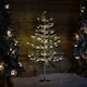 image 4 of 4ft (1.2m) Light up Pine Needle Christmas Tree with 150 Warm White LEDs
