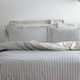 image 2 of Yard Hebden Stripe Super King Duvet Cover Set