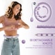 image 5 of SPORTNOW Smart Weighted Hula Hoop with 16 Detachable Knots, Purple