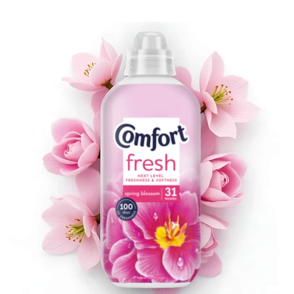 image 1 of Comfort Fabric Conditioner Spring Blossom 930ml 31 Washes | Pink | 4 - Pink | 4