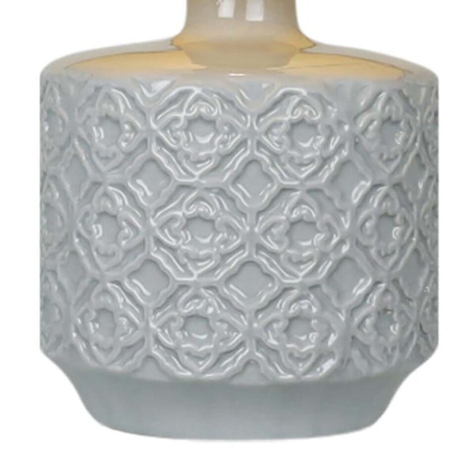 image 1 of Mara Grey Ceramic Table Lamp