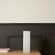 image 3 of BHS Bobble Glass Vase, White White | White