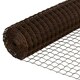 image 1 of True Products Climbing Plant Support Mesh Pea Bean Garden Trellis - 50mm x 50mm - Brown - 1m x 5m
