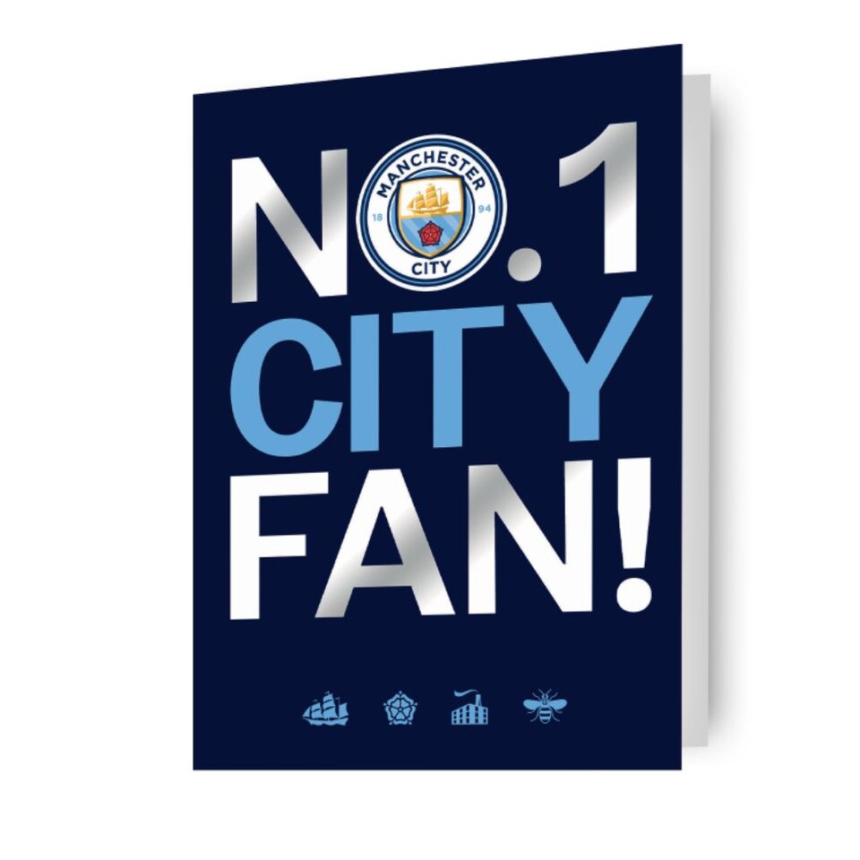 Manchester City FC Birthday Card