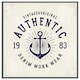 image 4 of Vintage anchor logo (Picutre Frame) Brown | Oak | L
