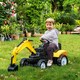 image 7 of HOMCOM Kids Ride on Digger Pedal Go Kart Play Construction Car for 3 - 6 Years