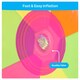 image 5 of Adults 60cm Inflatable Beach Ball Multicoloured Pool Garden Party Toy
