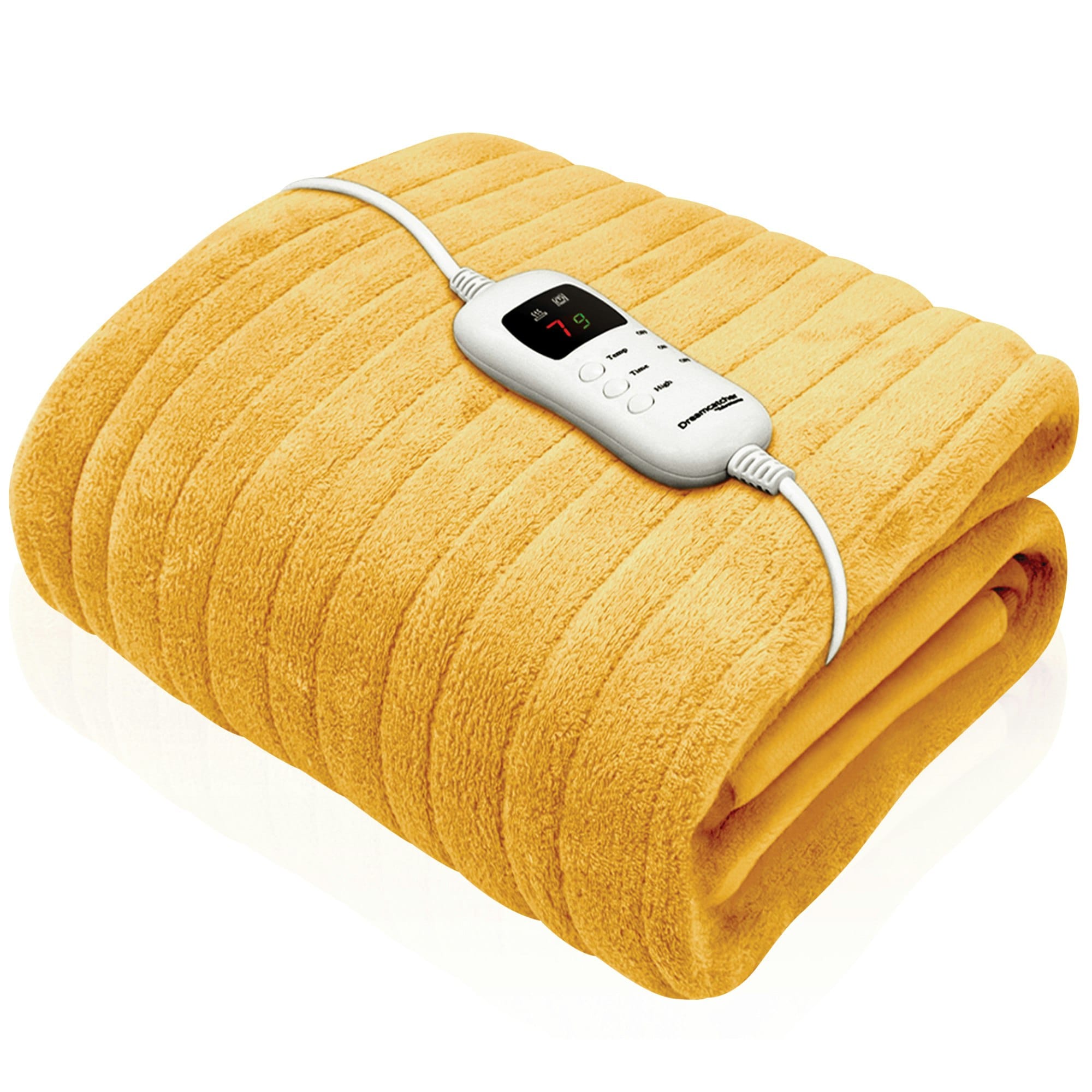 Dreamcatcher Electric Heated Fleece Blanket Throw 160x120cm - Gold | Gold | Gold | L | 1