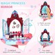 image 3 of AIYAPLAY 31 Pieces Kids Dressing Table Set with Magical Princess Mirror, Music Lights, Makeup Accessories, Hair Dryer, Chair, Drawer for Ages 3-6 Years