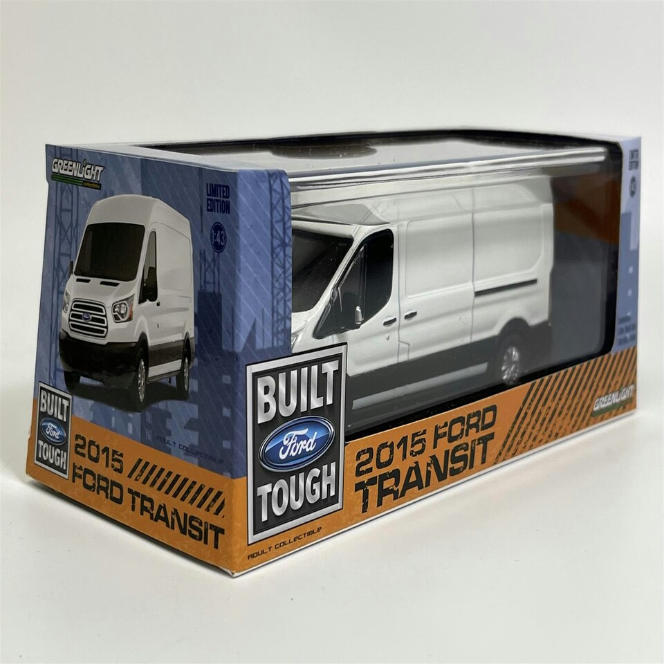 image 1 of 2015 Ford Transit White 1:43 Scale Greenlight 86039