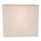 image 2 of Contemporary and Stylish Dove Grey Linen Fabric Rectangular Lamp Shade | Grey