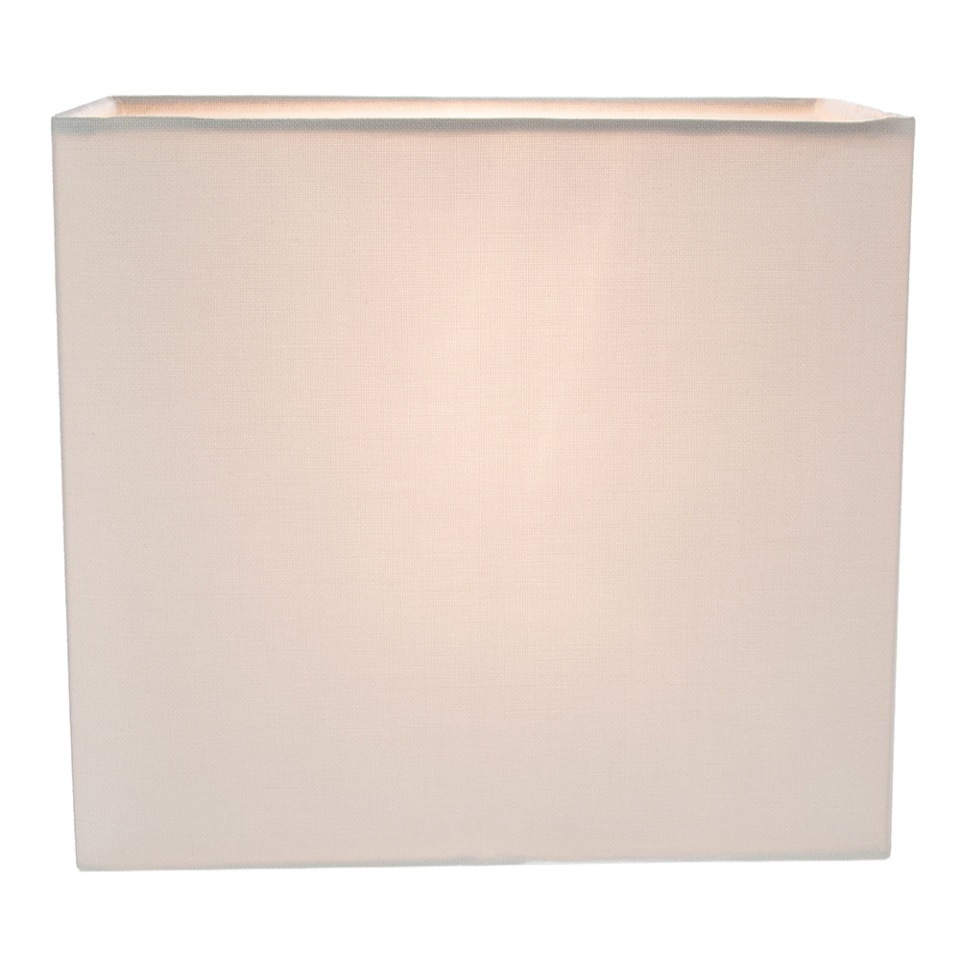 image 1 of Contemporary and Stylish Dove Grey Linen Fabric Rectangular Lamp Shade | Grey