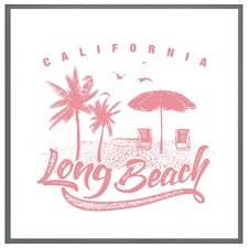 Cali long beach (Picture Frame) Grey | XS