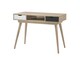 image 4 of Alford 2 Drawer Dressing Table White & Grey Finish