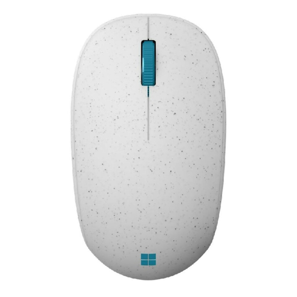 Microsoft Ocean Plastic Bluetooth 3 Button Wireless Mouse - Sea Shell White