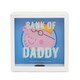 image 3 of Peppa Pig Bank Of Daddy Money Pot - White - One Size