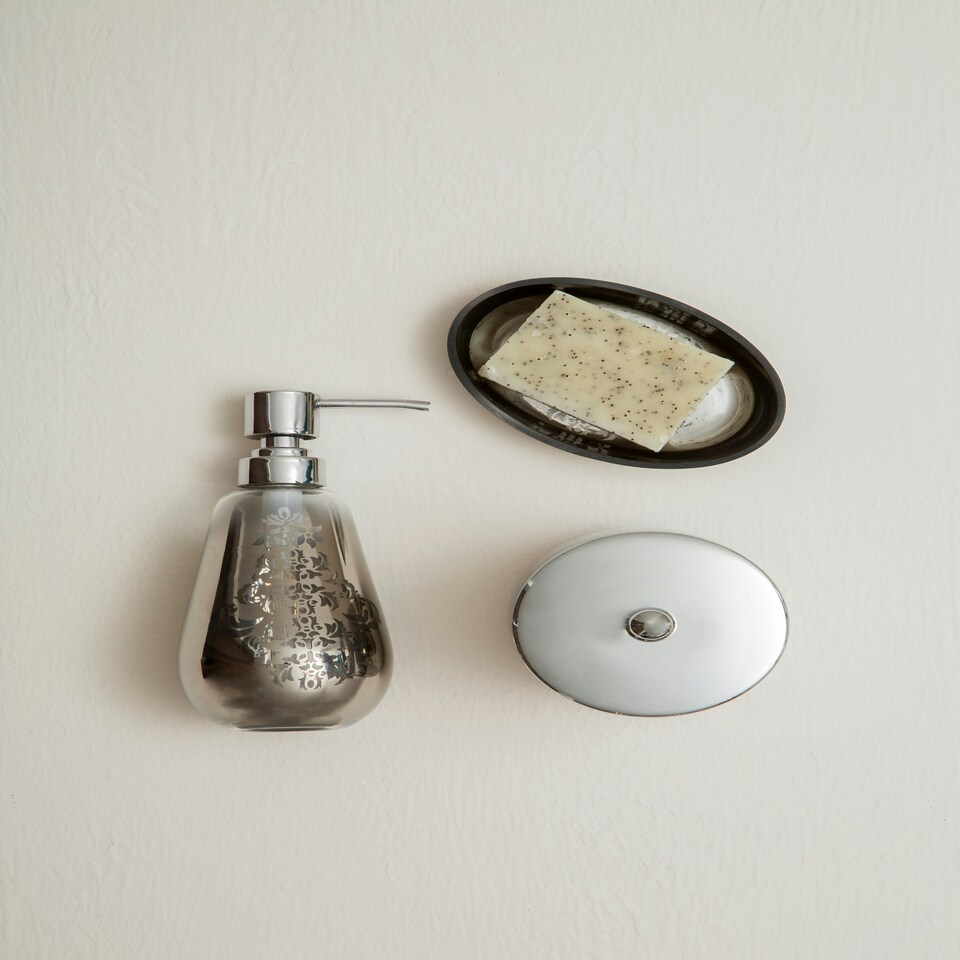 image 1 of Elissa 600ml Silver Cotton Jar