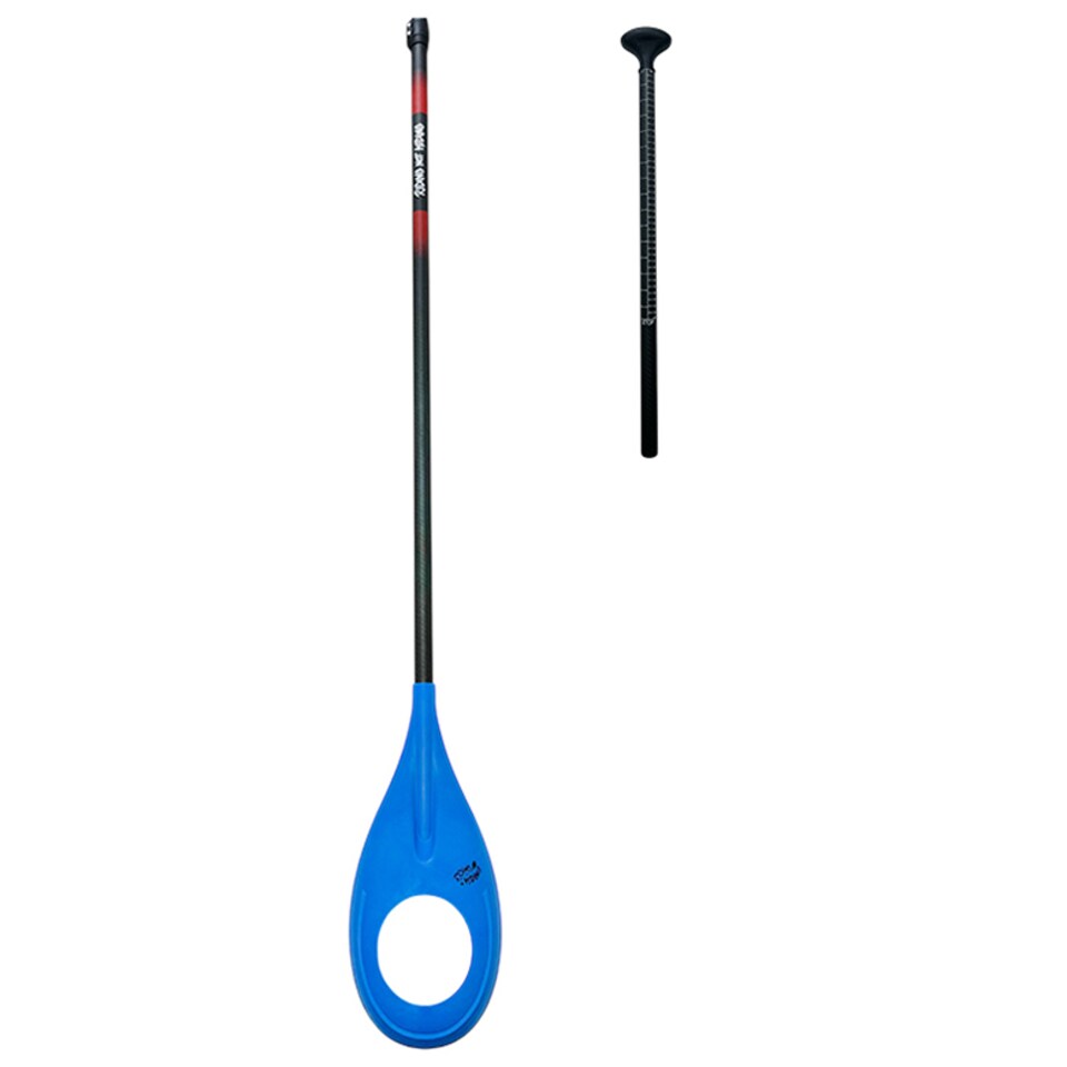 image 1 of Riding not Hiding Adjustable 2-Piece Polo Paddle Blue