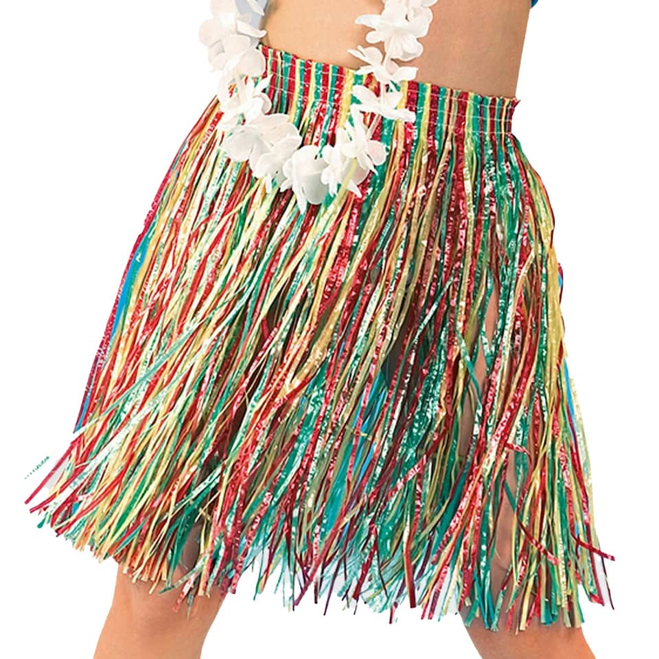 image 1 of Bristol Novelty Unisex Adults Budget Grass Skirt - Multicoloured - One Size One Size
