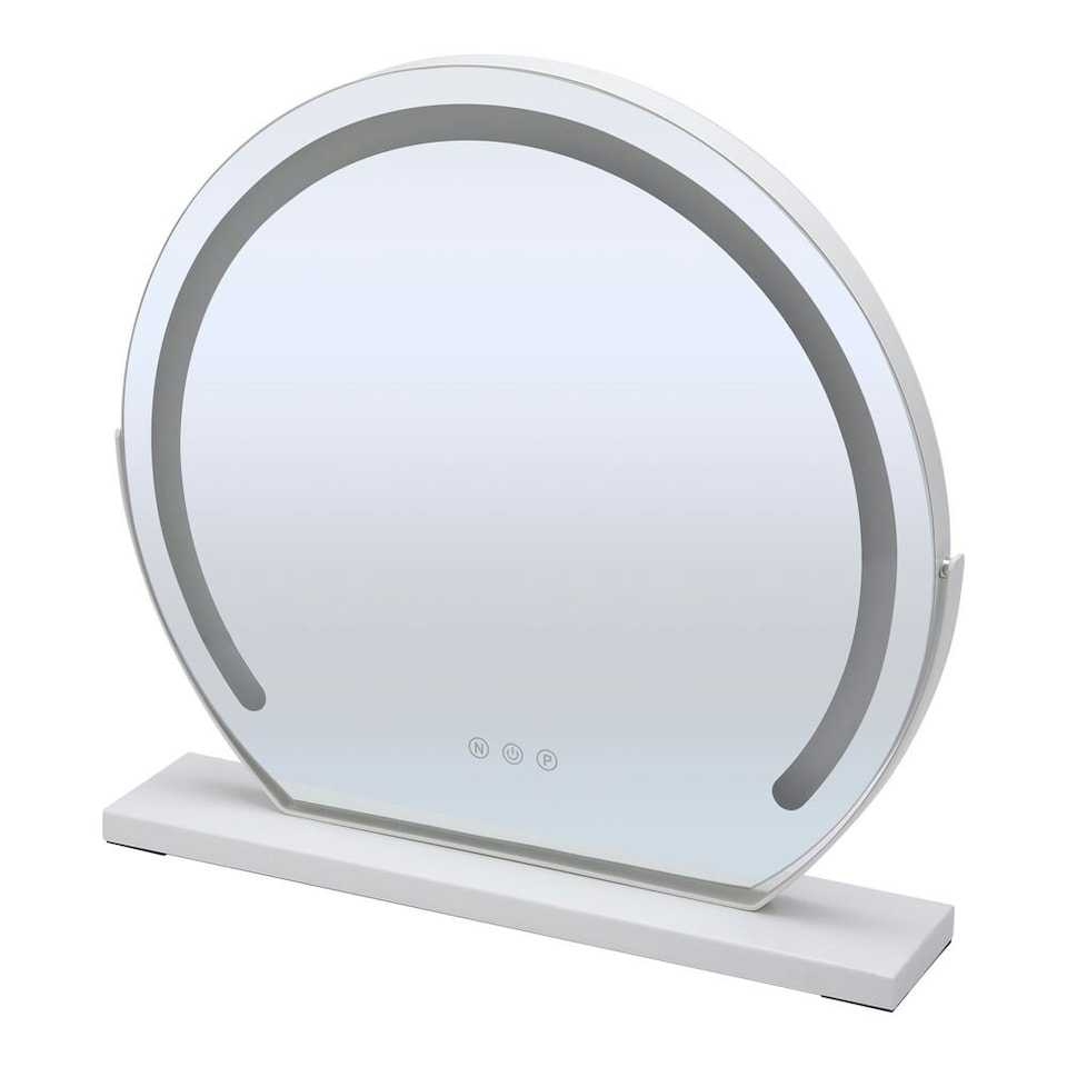 image 1 of Living and Home Round Hollywood Vanity LED Makeup Mirror