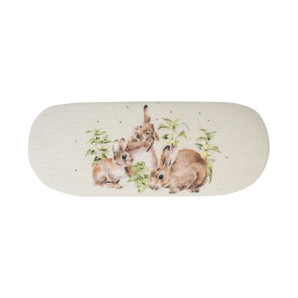 image 1 of Wrendale Designs Spring Hares Glasses Case