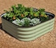 image 1 of Original Veggie Bed Sage Green Vegetable Steel Raised Planter x2 | Green