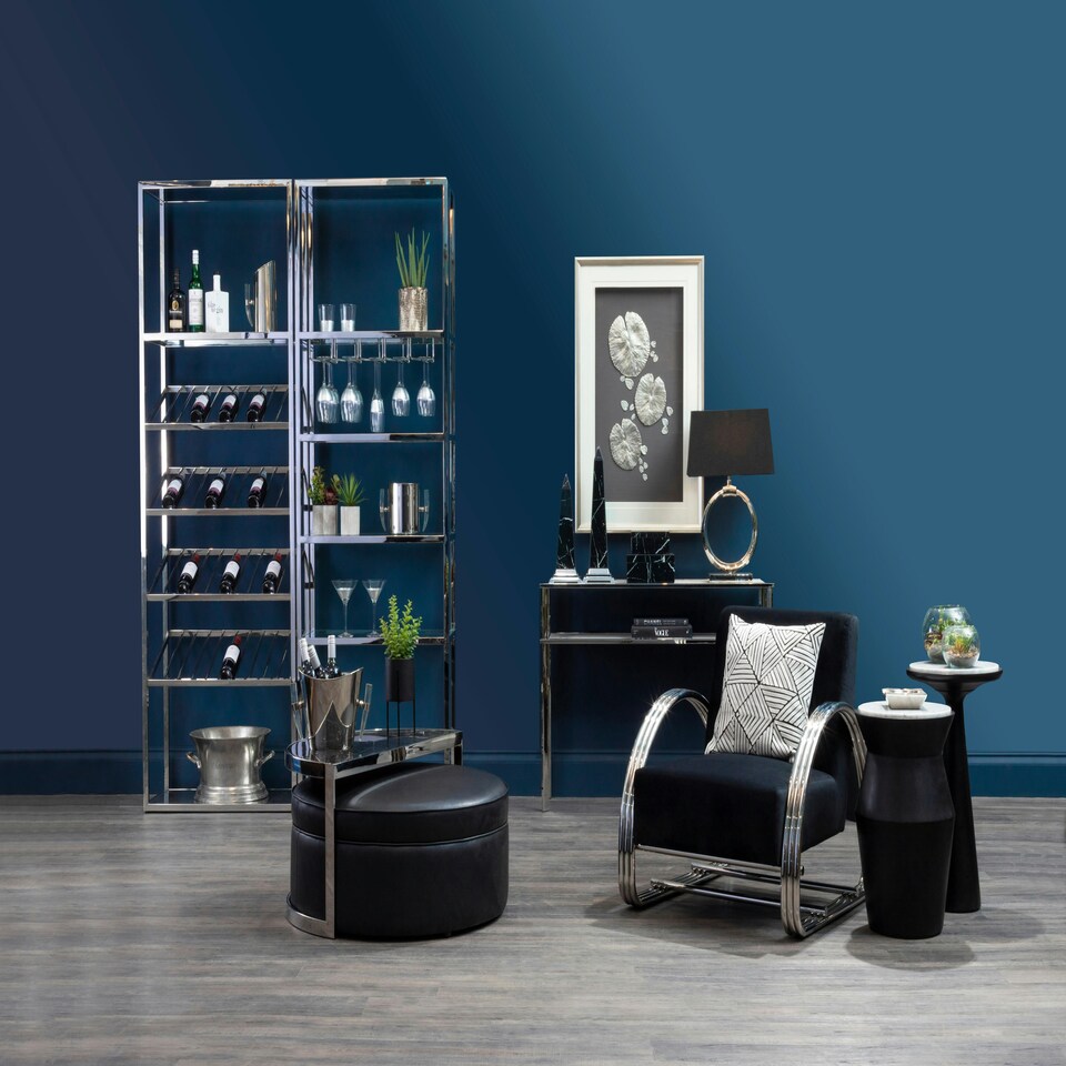 image 1 of Piermount Bar Shelf Unit Silver