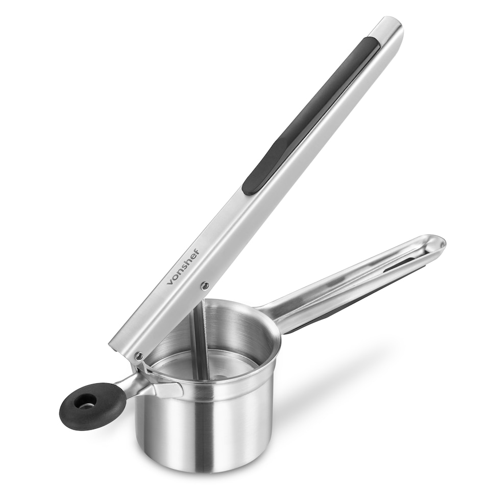 image 1 of VonShef Potato Ricer Masher for Fruit & Veg with Soft Grip Handle