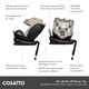image 2 of Cosatto All in All Ultra iSize Car Seat - 360 Rotate Spin All Stage 0-36kg/0-12 Years (Silhouette)