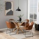 image 5 of Heaven Round Dining Table with Glass Top 119x75.5cm